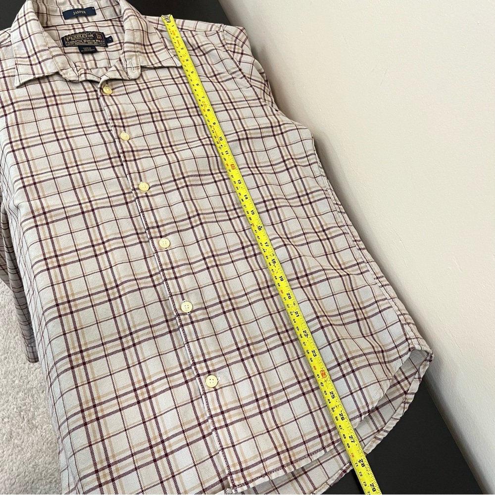 Pendleton Jasper 100% Wool Plaid Button Up Shirt *Flaw* Large - Picture 11 of 12